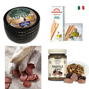Queso Mezcla Oveja y Vaca Combinación Salsa de trufa