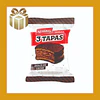 Frasco de Vidrio con pistachos y alfajor Nevares preparado en bodega 1 pack para box Raices.