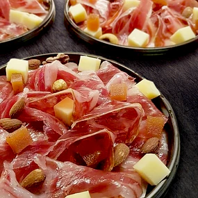 Tabla Serrana  - 120 g. (Chorizo Vela - Salame - Jamón Serrano