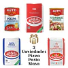 Harina Italianas 3 Variedades para tu Deleite en Trigo Blando Acompañadas de Salsas