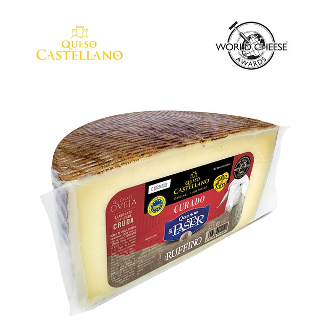 QUESO OVEJA CURADO MADURO IGP QUESO CASTELLANO SAN RUFFINO 1 Kg