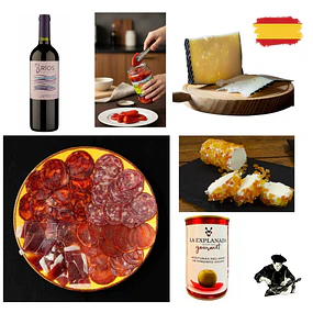 Aperitivo al Instante Chorizo y Salchichon Ibérico - Jamón Serrno y Quesos