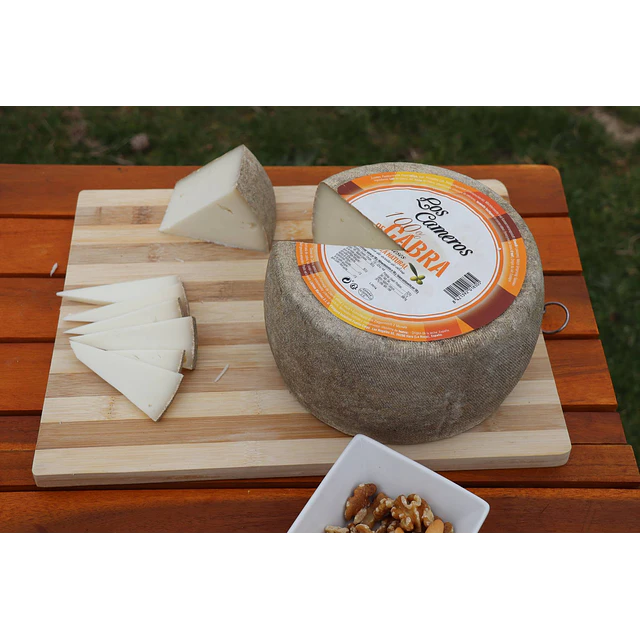 Queso 100% cabra Semi Curado Pieza Horma 3 Kg Corteza Natural ﻿La Rioja España.