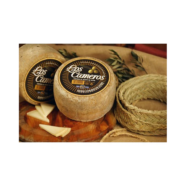 Queso 100% Oveja Curado Horma 3 Kg Elaborado con Corteza Natural La Rioja España