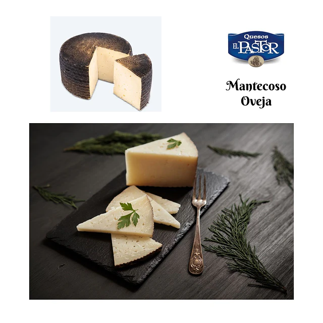 Queso de Oveja Mantecoso Cuña 150g Muy blandito Suave se Derrite en la Boca.