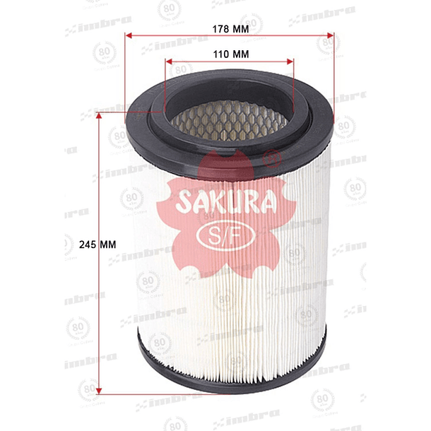 FILTRO AIRE C18213 KIA FRONTIER 0K6B023603Y SAKURA