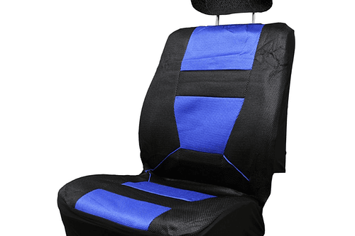 FUNDA CUBRE ASIENTO JGO 8PZAS NEGRO/AZUL SCM07 IMBEST