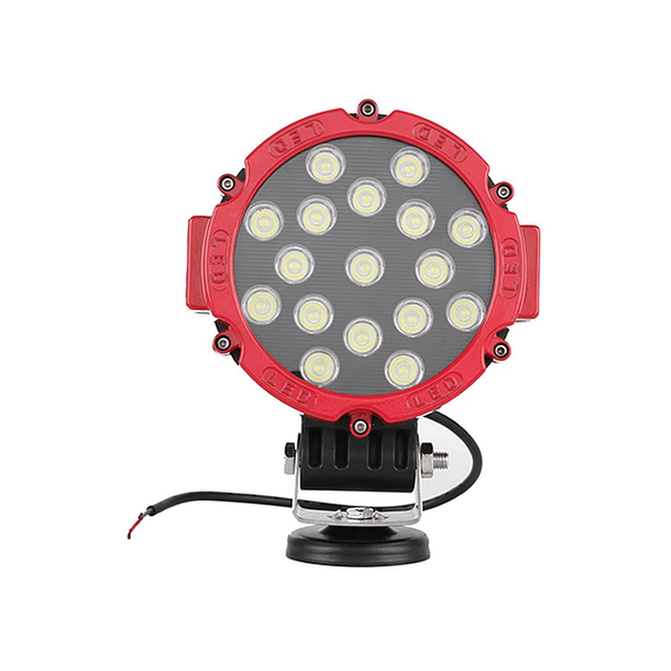 FAROL RED 17LED BIVOL PUNTUAL/SPOT ROJO 3400L #X TURBOLIGHT