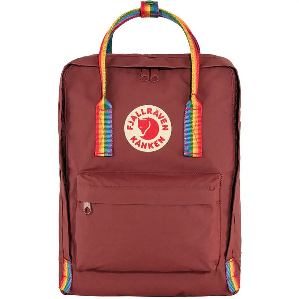 Mochila FJALLRAVEN Kanken Classic Ox Red - Rainbow Pattern 1