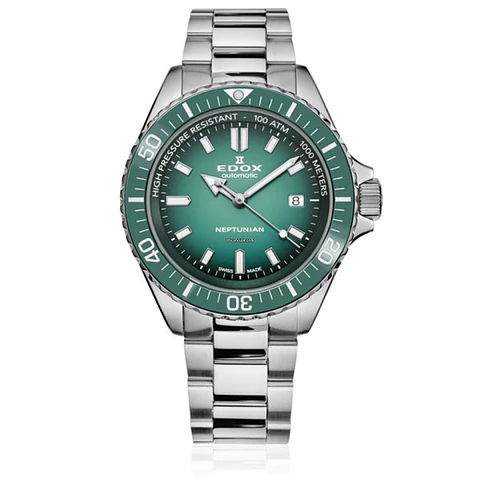 Reloj EDOX Neptunian Automatic Green