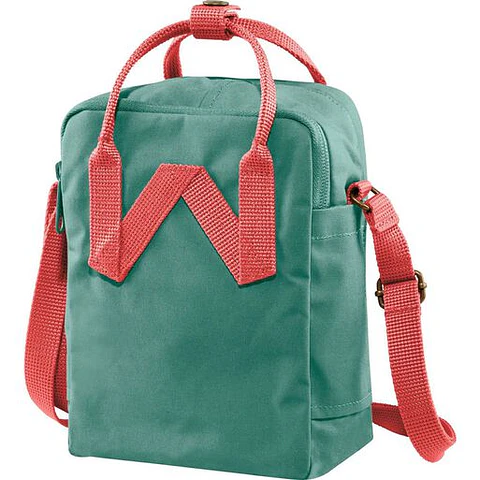 Bolso FJALLRAVEN Kanken Sling Frost Green -  Peach Pink