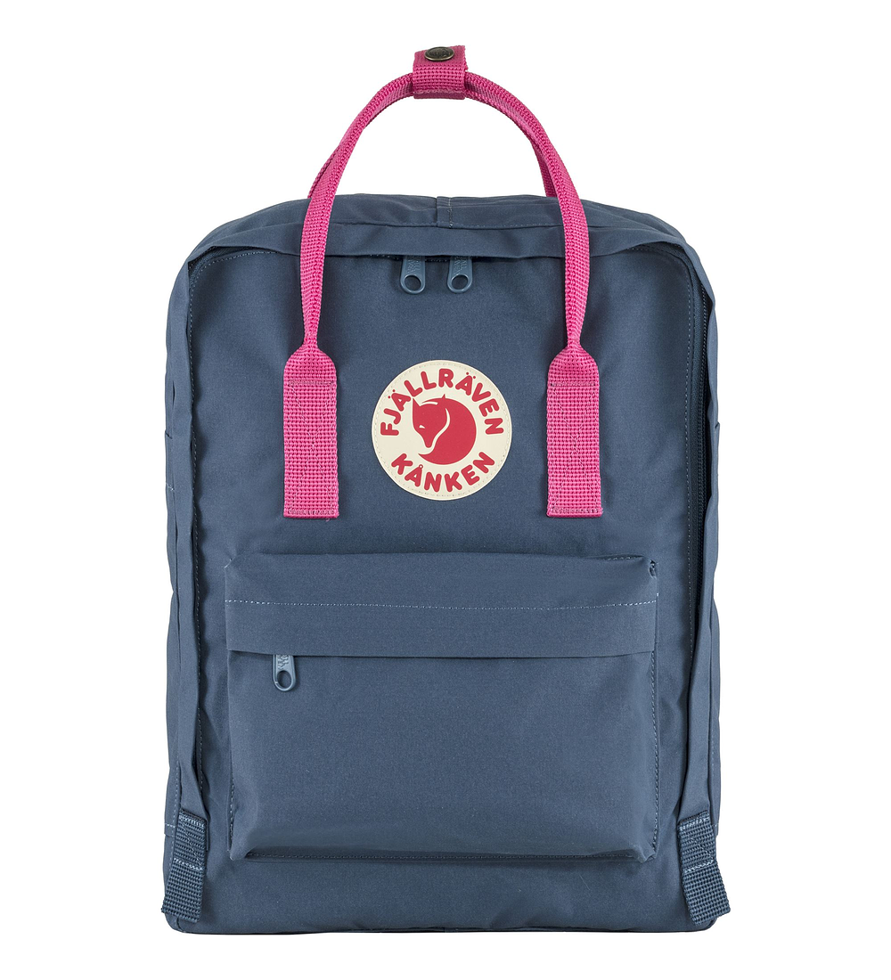 Mochila Kanken Classic Royal Blue - Flamingo Pink