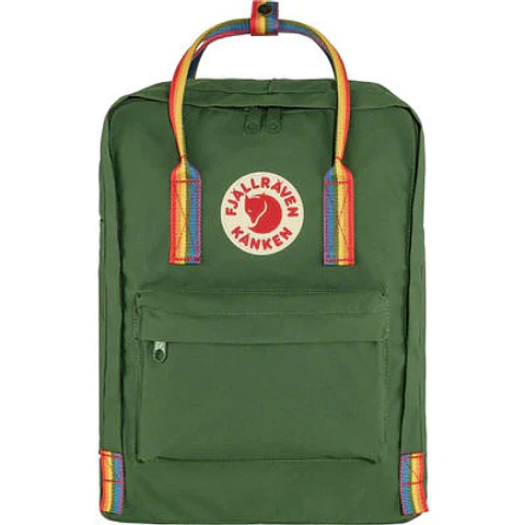 Mochila FJALLRAVEN Kanken Classic Spruce Green - Rainbow Pattern