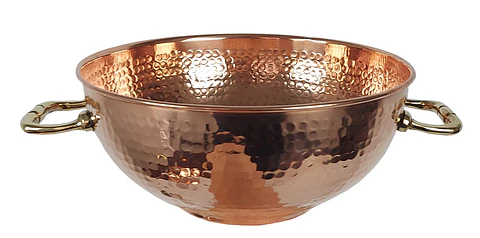 Bowl Cobre Martillado Mediano