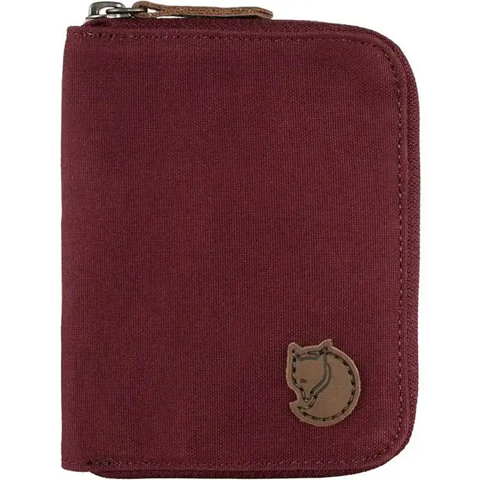 Billetera FJALLRAVEN Zip Wallet Bordeaux Red 1