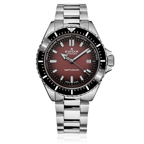 Reloj EDOX Neptunian Automatic Brown