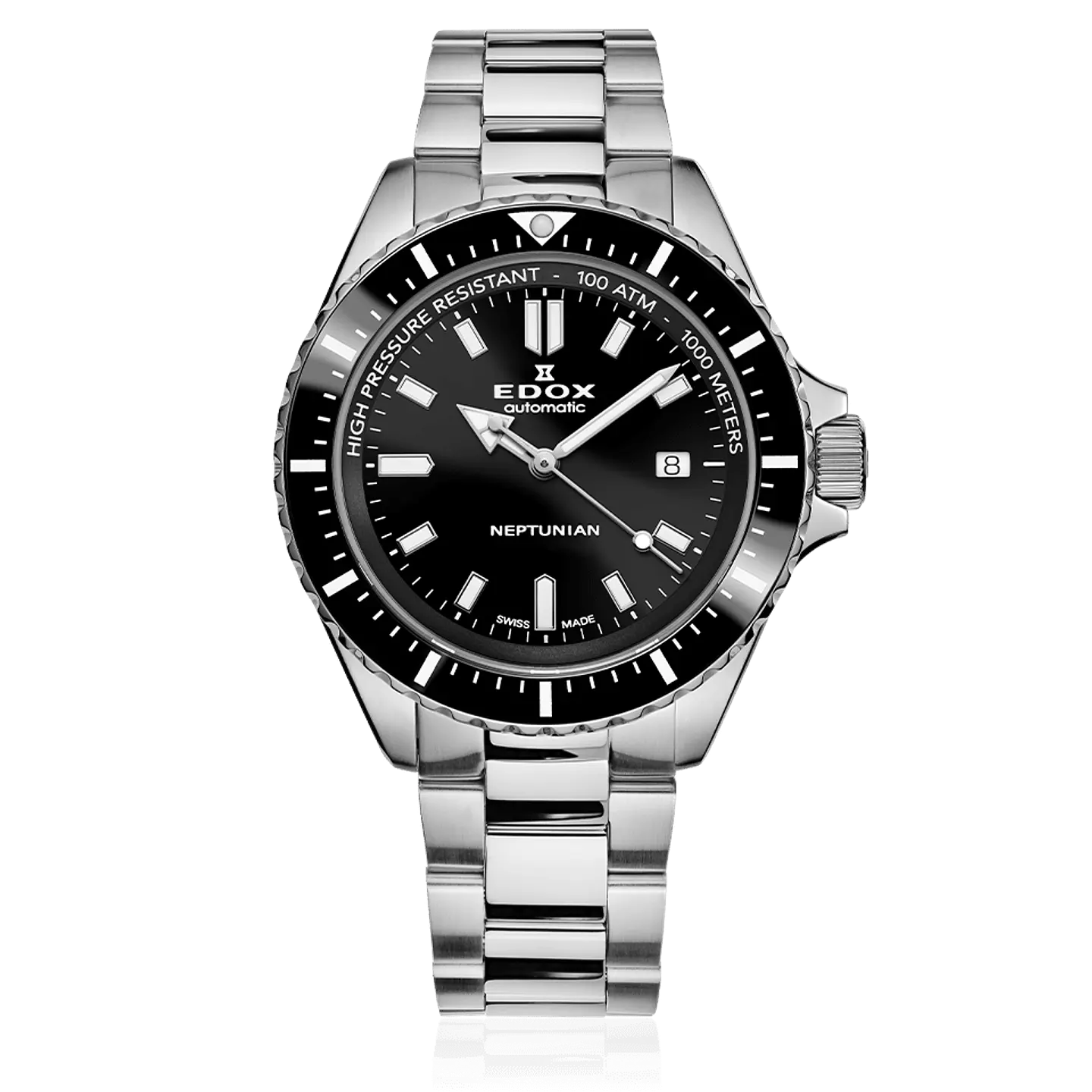 Reloj EDOX Neptunian Automátic Black 1
