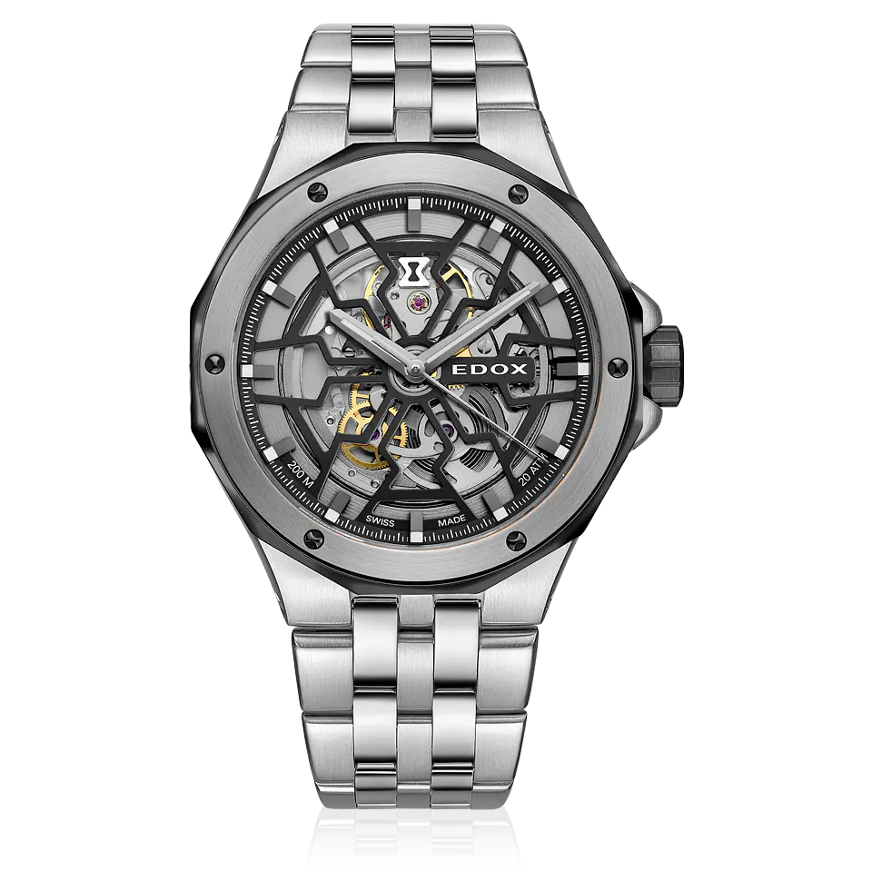Reloj EDOX Delfin Skeleton Mecano 1