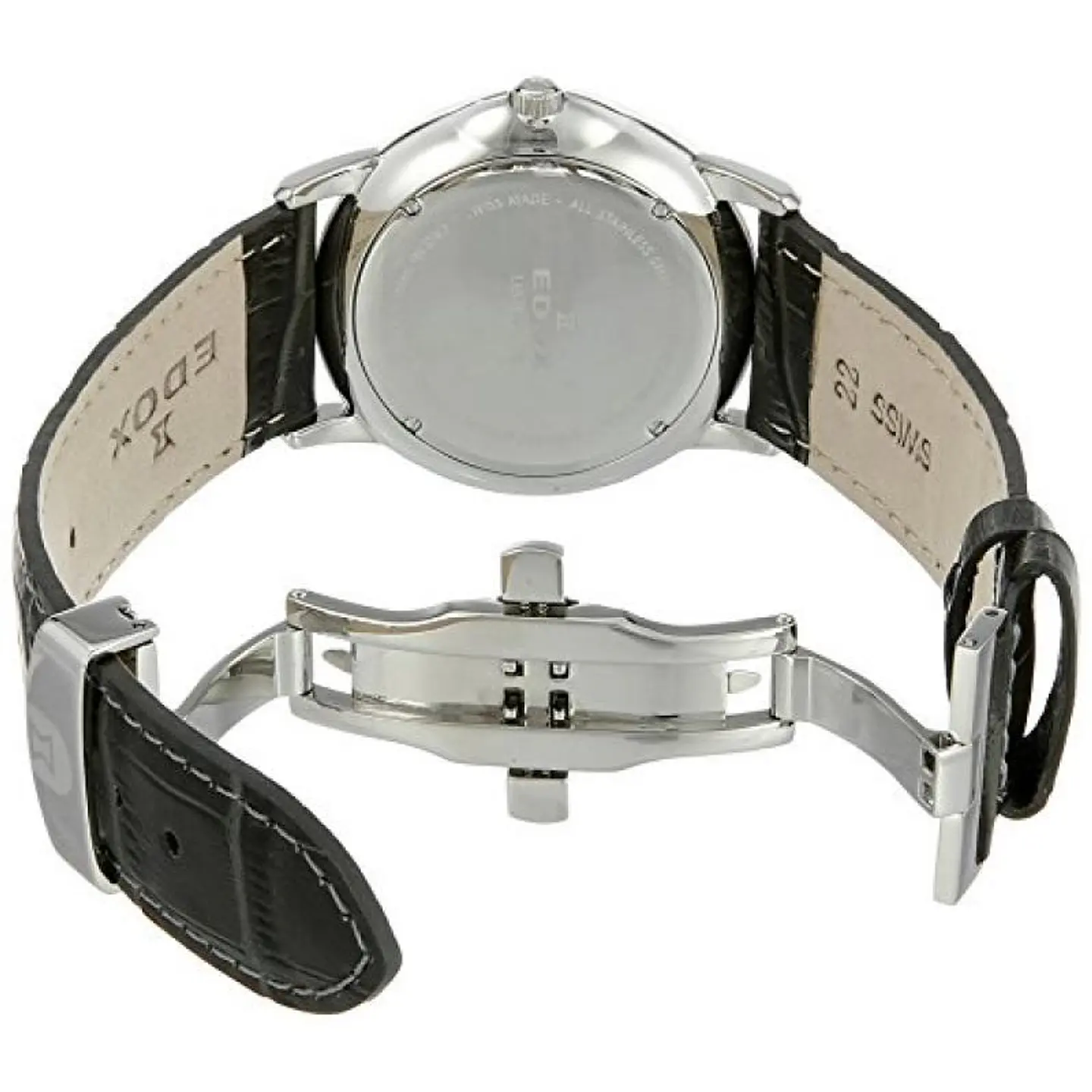 Reloj EDOX Les Bemonts Cuero 2