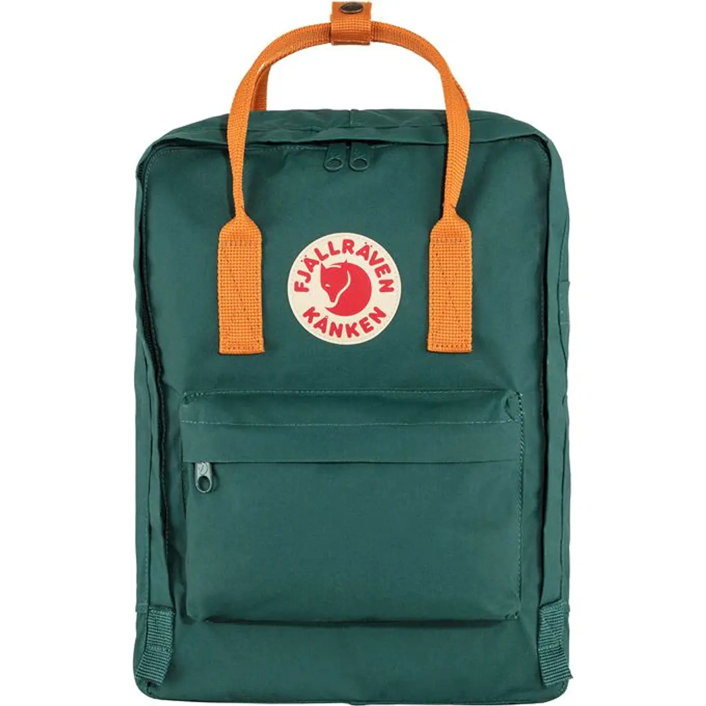 Mochila FJALLRAVEN Kanken Classic Artic Green - Spicy Orange 1