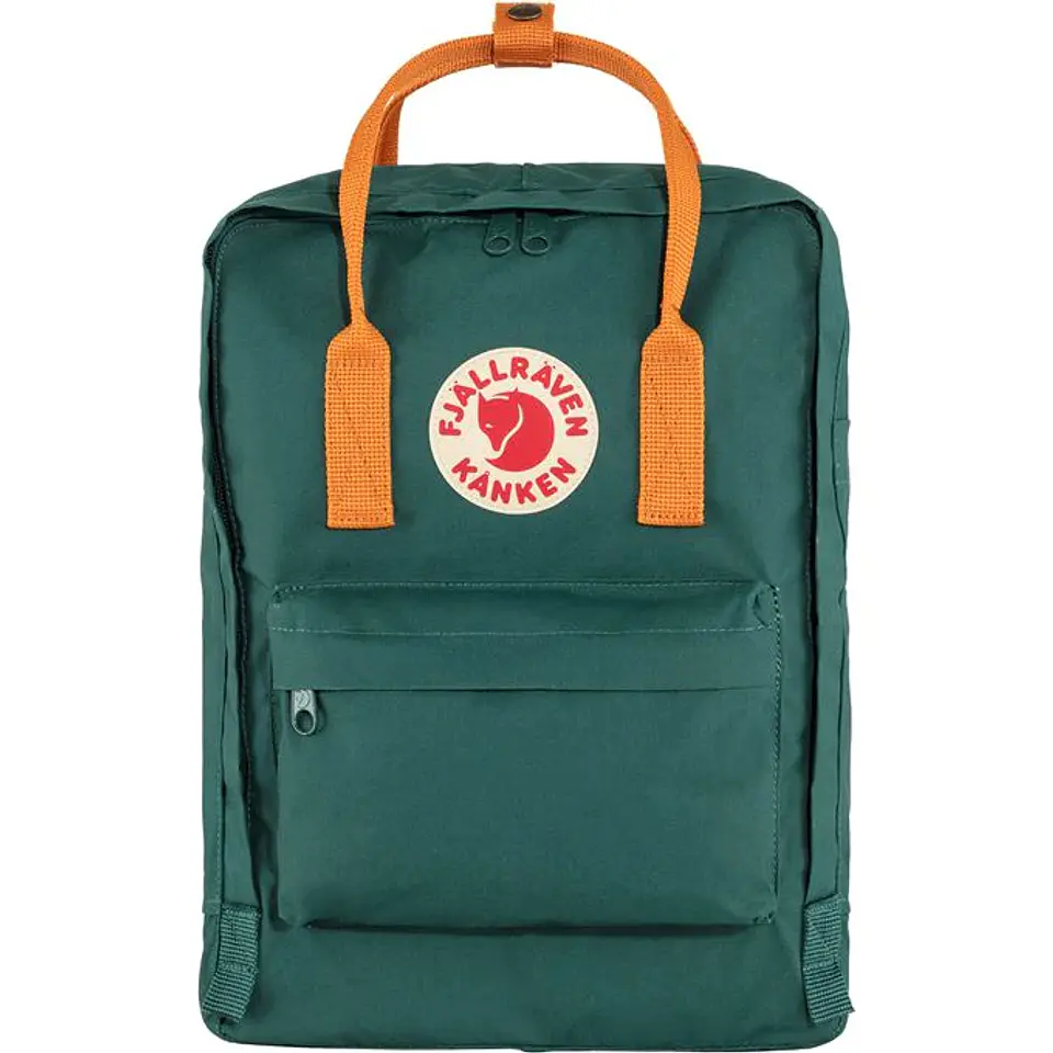Mochila FJALLRAVEN Kanken Classic Artic Green - Spicy Orange 1