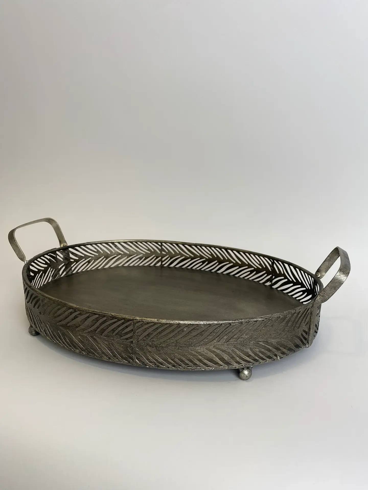 Bandeja Metal Ovalada 2