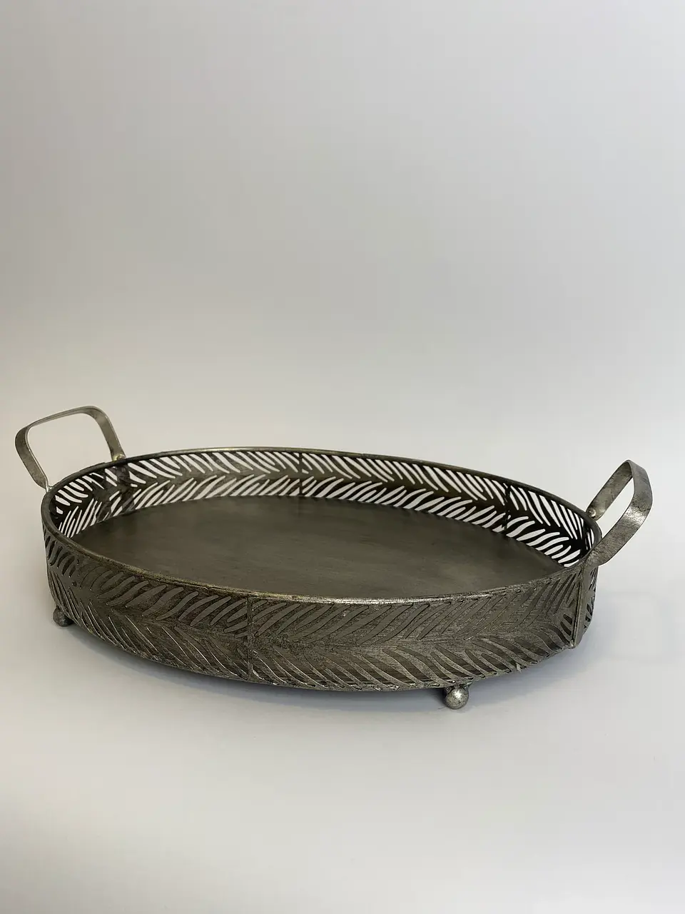 Bandeja Metal Ovalada 2