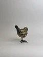 Pájaro Poli Gris Brillante Dorado - Miniatura 3