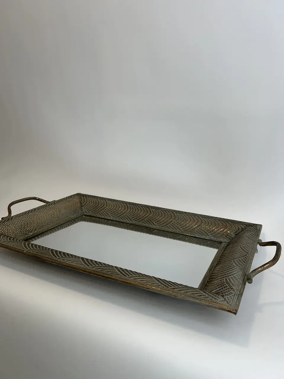 Bandeja bronce rectangular 2
