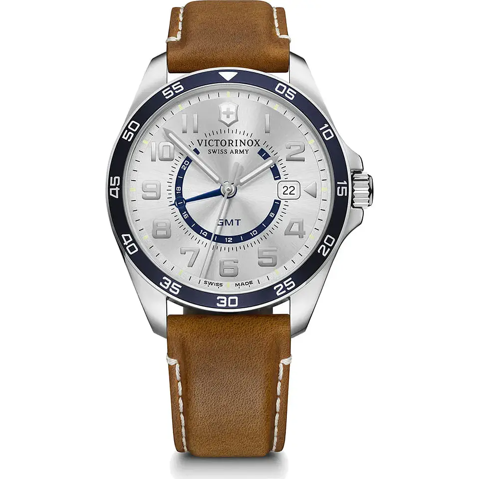 Reloj VICTORINOX FieldForce Classic GMT Plata 1