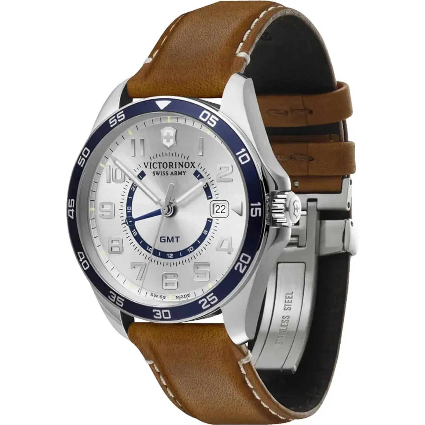 Reloj VICTORINOX FieldForce Classic GMT Plata 2