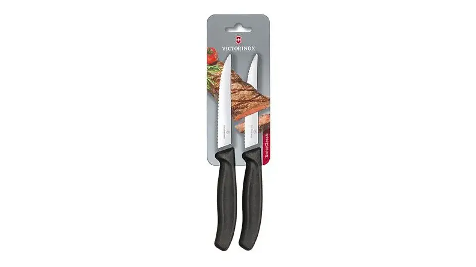 Set Cuchillos VICTORINOX Carne Swiss Classic color Negro 1