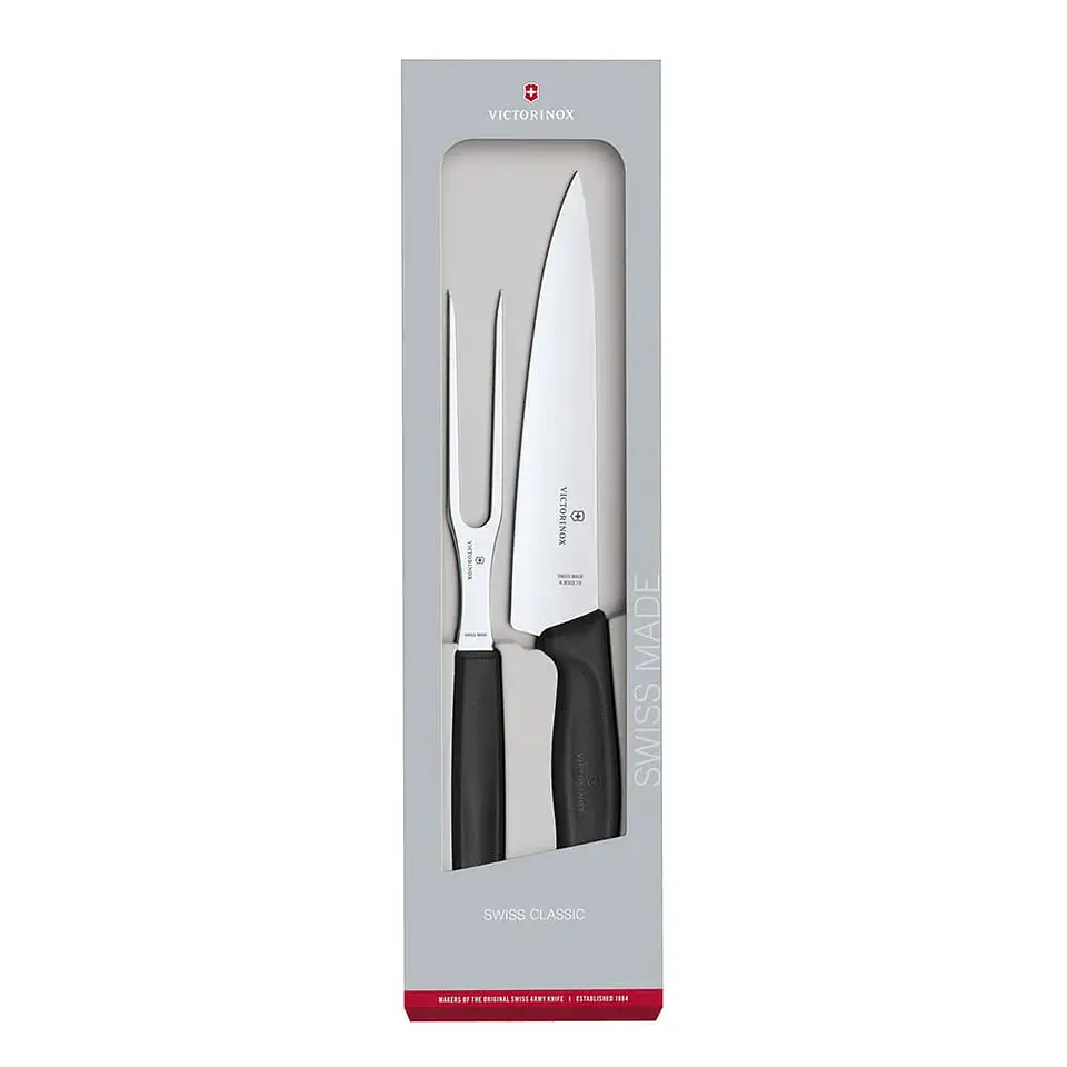 Juego para trinchar Swiss Classic, 2 piezas Hoja 15 y 19 cm. Victorinox 1