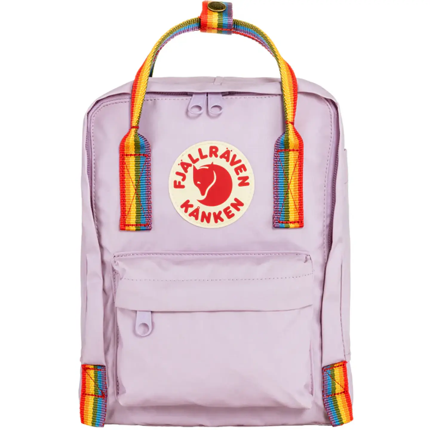 Mochila FJALLRAVEN Kanken Mini Pastel Lavender - Rainbow Pattern 1