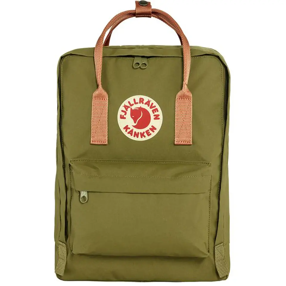 Mochila FJALLRAVEN Kanken Classic Foliage Green - Peach Sand 1