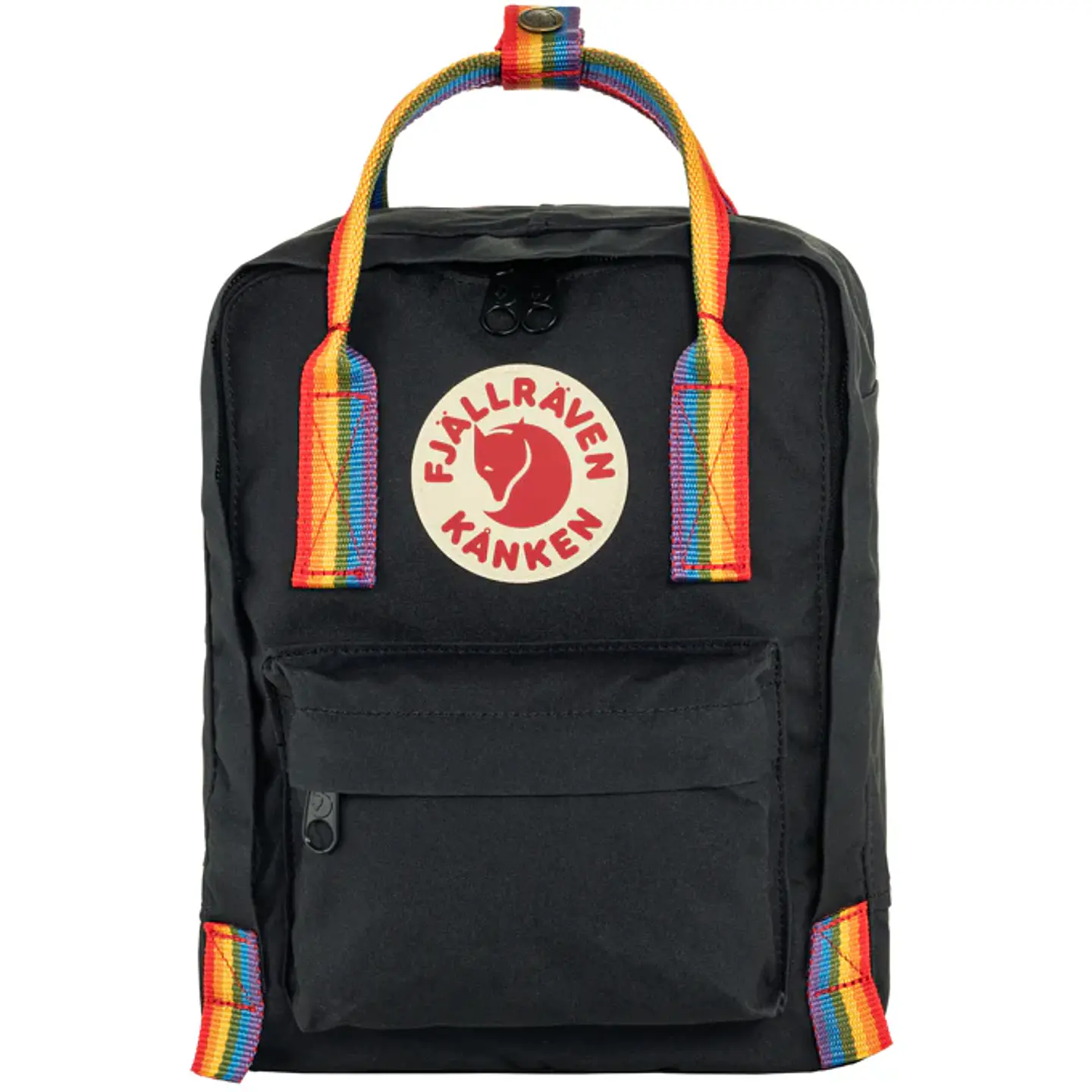 Mochila FJALLRAVEN Kanken Mini Black - Rainbow Pattern 1