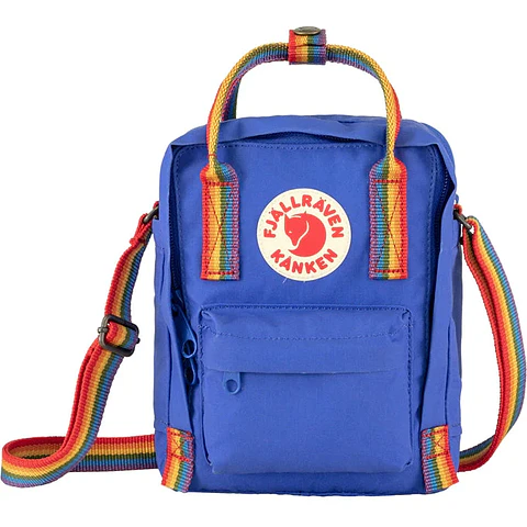 Bolso FJALLRAVEN Kanken Sling Cobalt Blue - Rainbow Pattern