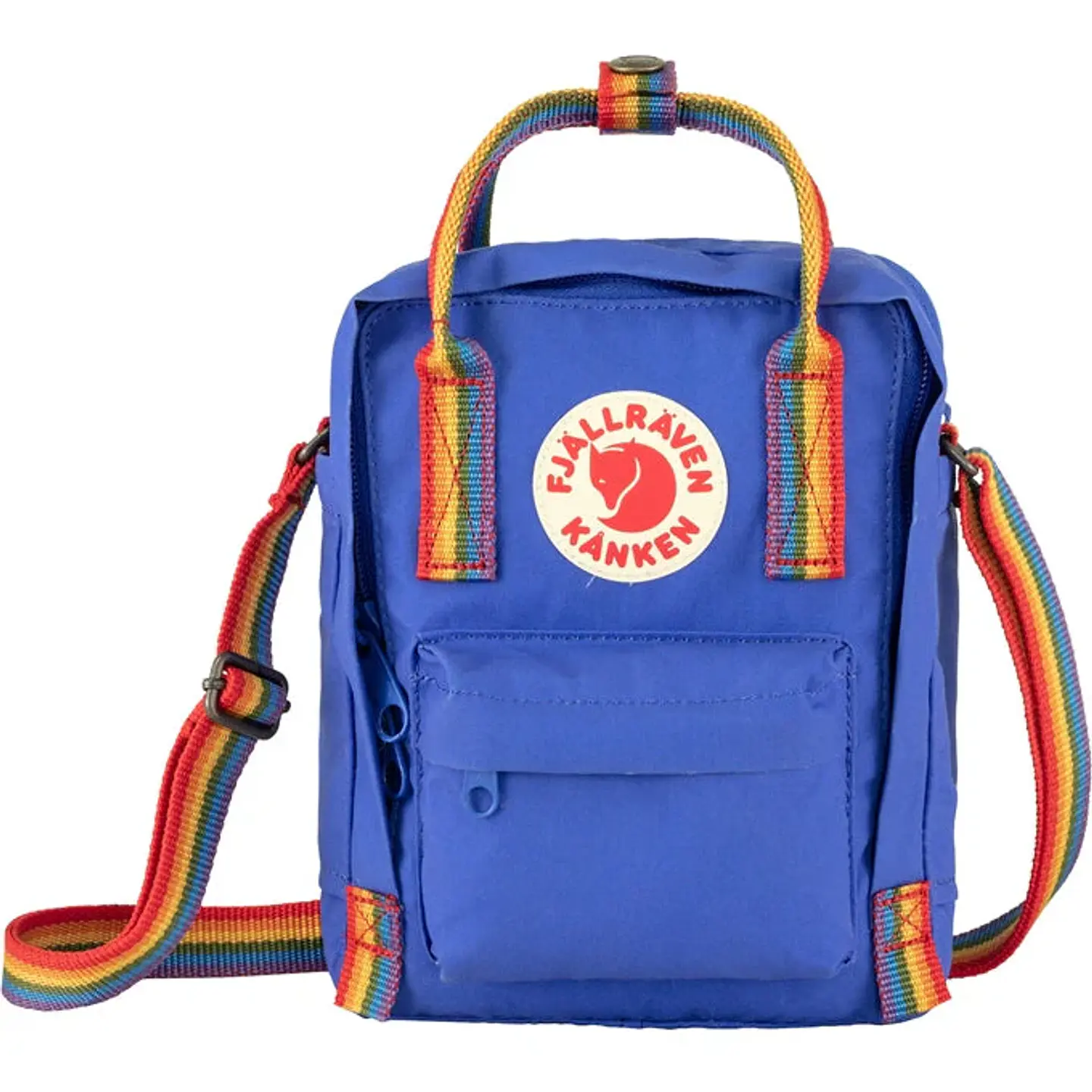 Bolso FJALLRAVEN Kanken Sling Cobalt Blue - Rainbow Pattern 1