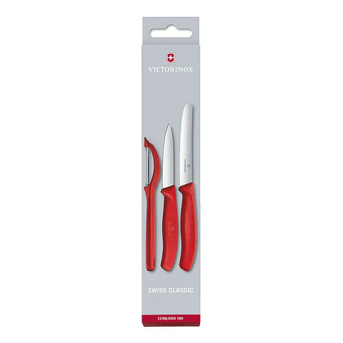 Set de Cuchillos Mondadores Swiss Classic con Pelador 3 Piezas Victorinox
