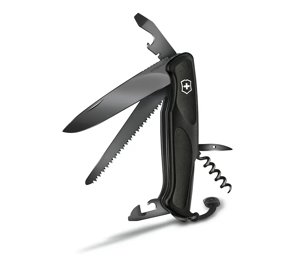 Navaja VICTORINOX Ranger Grip 55 Onyx Black 2