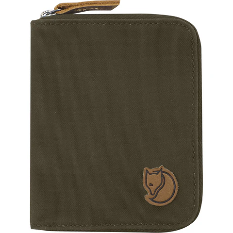 Billetera FJALLRAVEN Zip Wallet Dark Olive