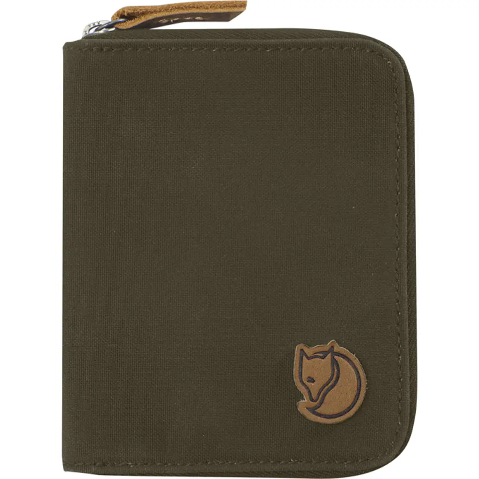 Billetera FJALLRAVEN Zip Wallet Dark Olive 1