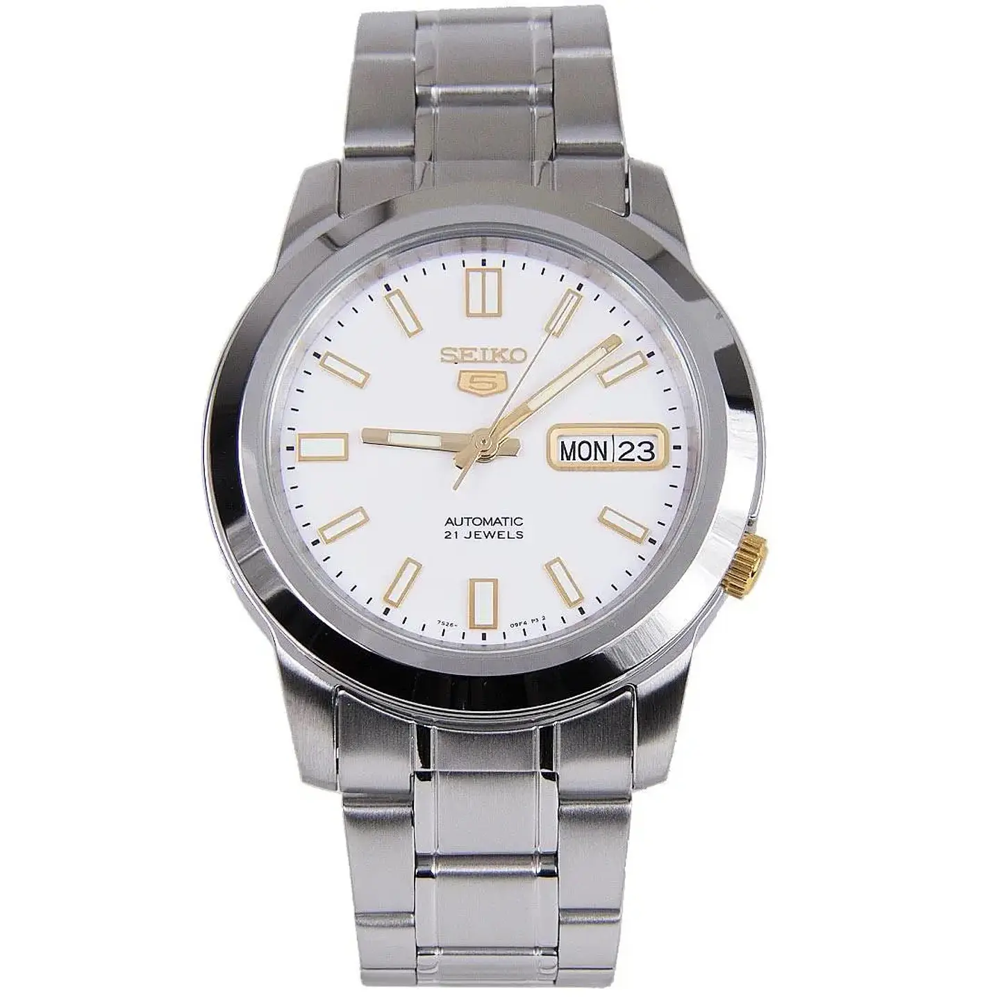 Reloj SEIKO 5 Automático SNKK07K1 Blanco 1