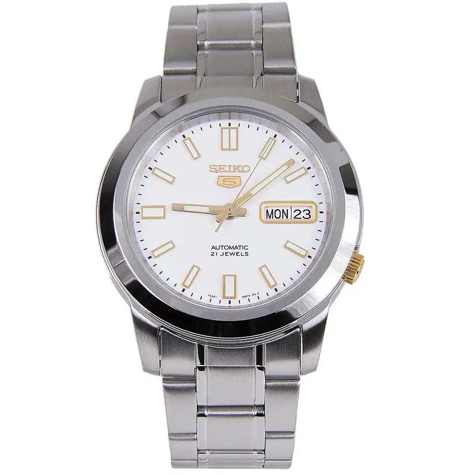 Reloj SEIKO 5 Automático SNKK07K1 Blanco 1
