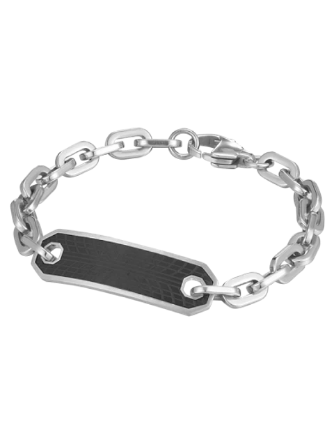 Pulsera CAT Placa Tread Black