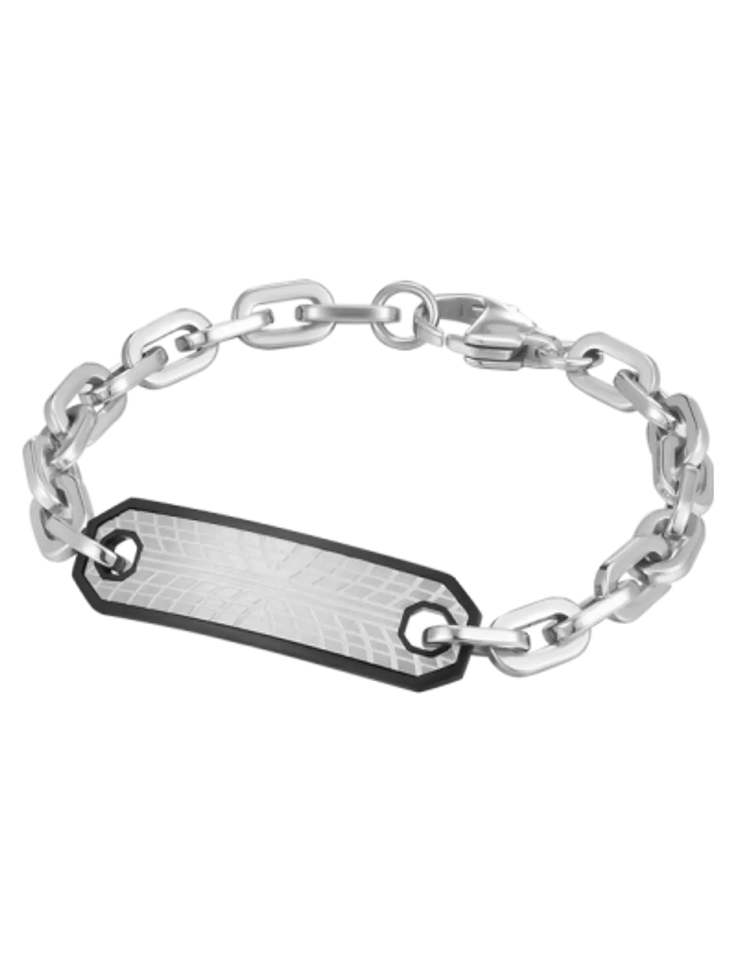 Pulsera CAT Placa Tread Silver 1