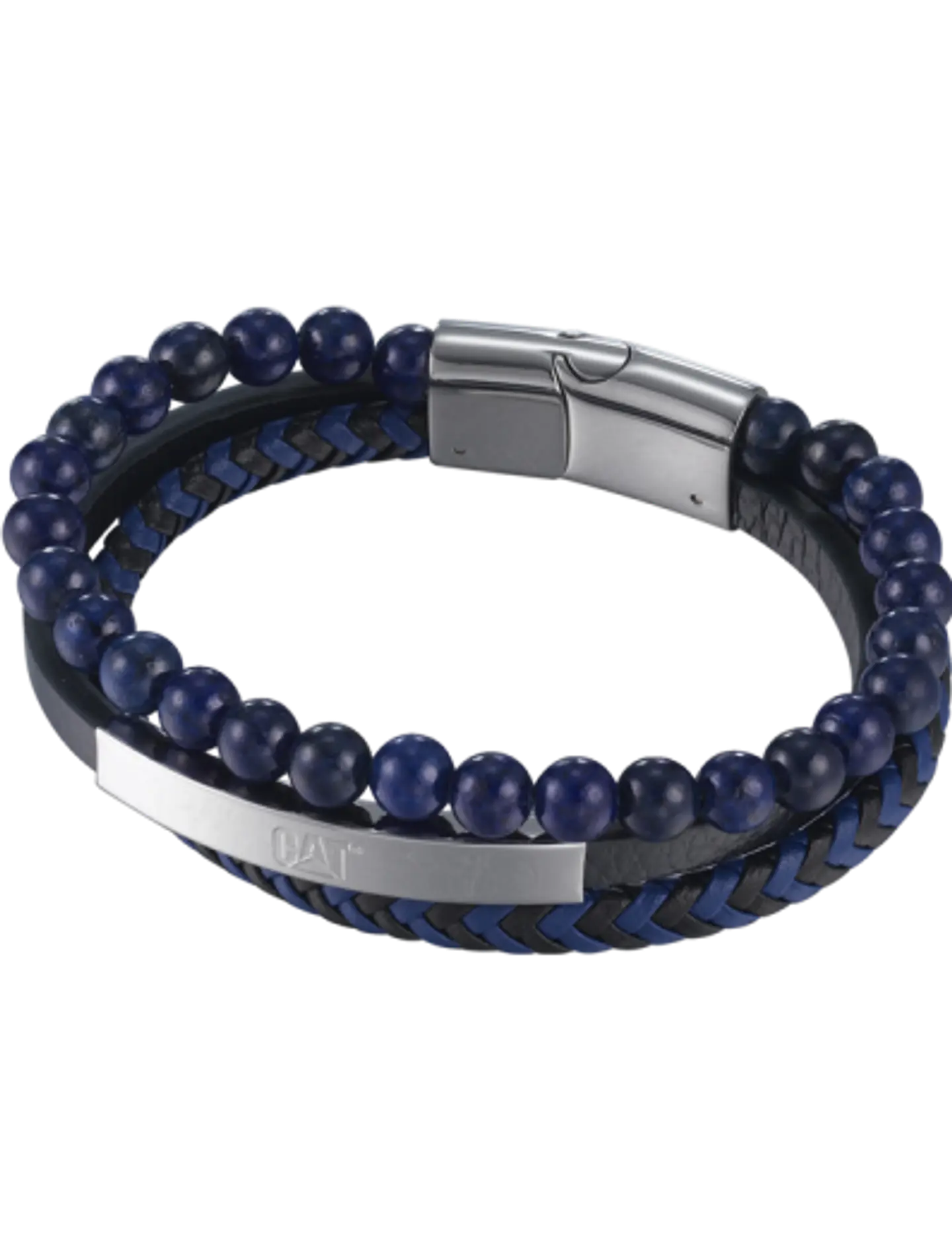 Pulsera CAT Triple Piedra Blue 1