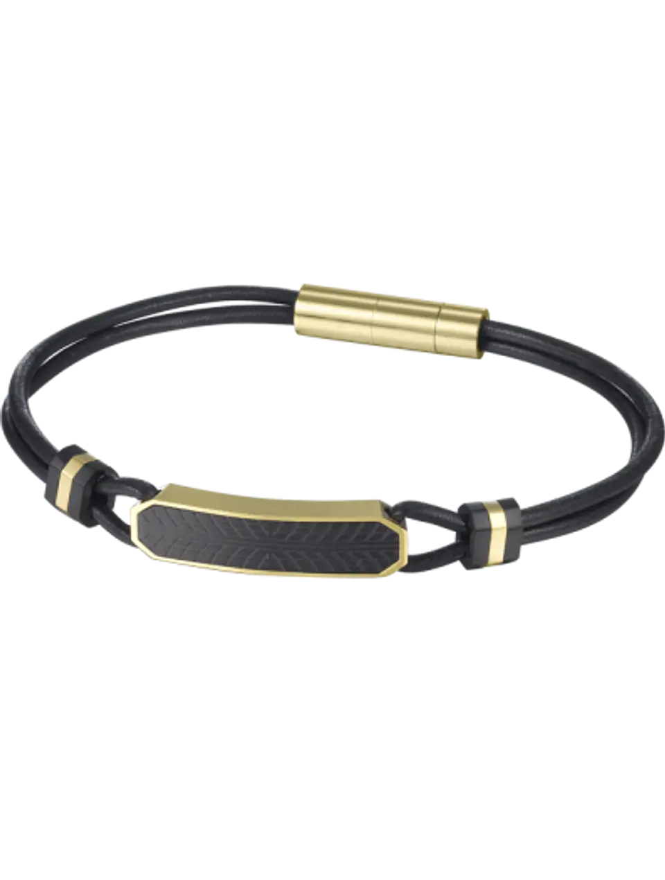 Pulsera CAT Placa Tread Gold 1