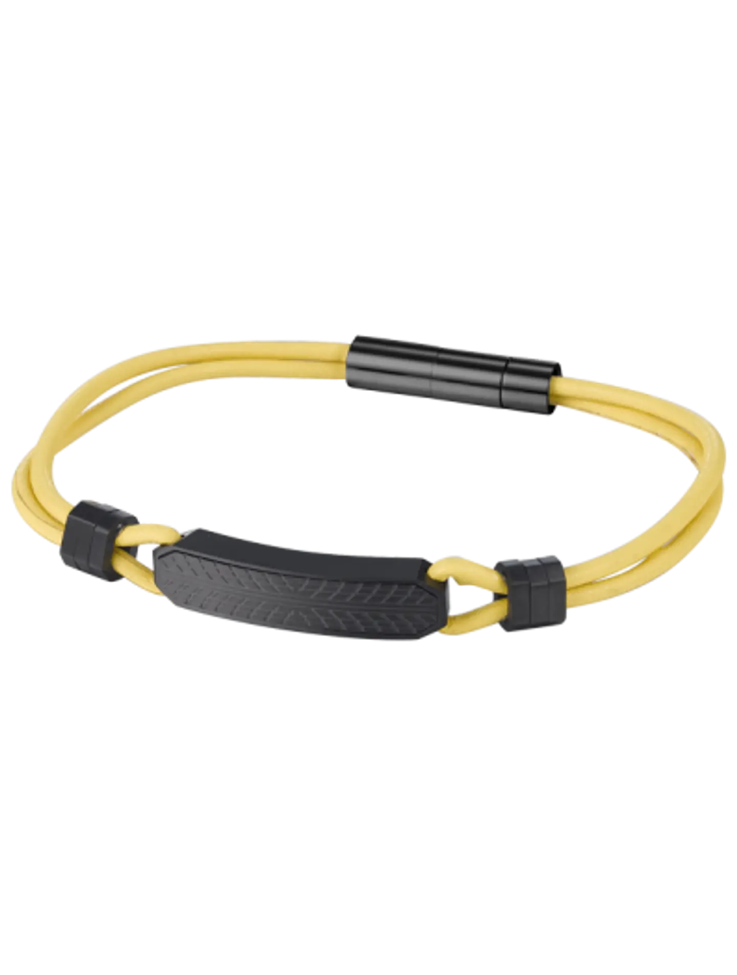 Pulsera CAT Placa Tread Yellow 1