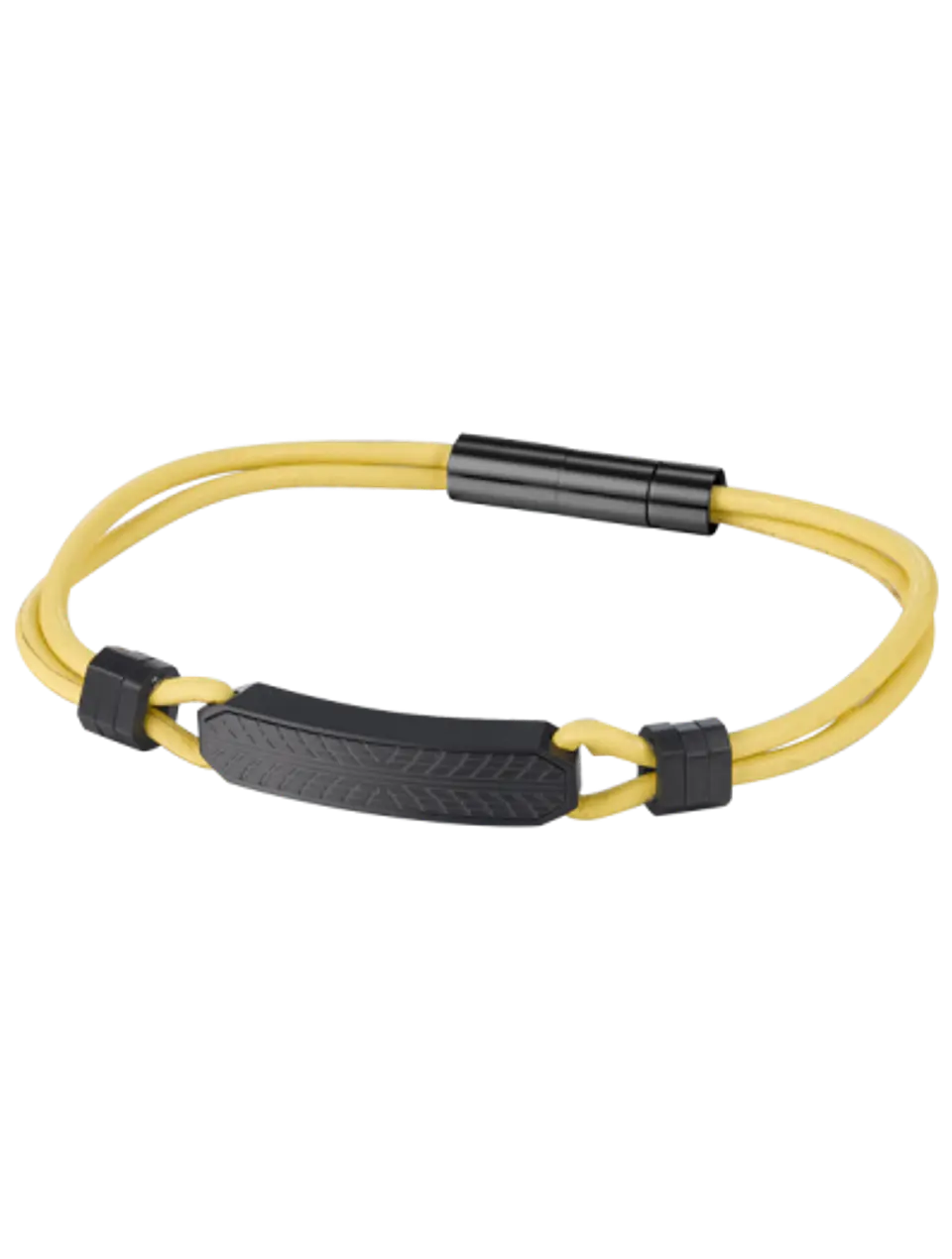 Pulsera CAT Placa Tread Yellow 1